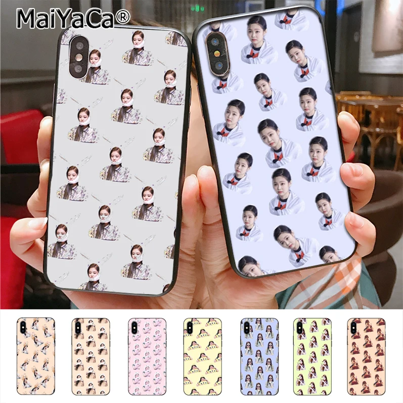 

MaiYaCa Blackpink Jennie Coque Shell Phone Case for Apple iPhone 8 7 6 6S Plus X XS XR XS MAX 5 5S SE 5C Cover