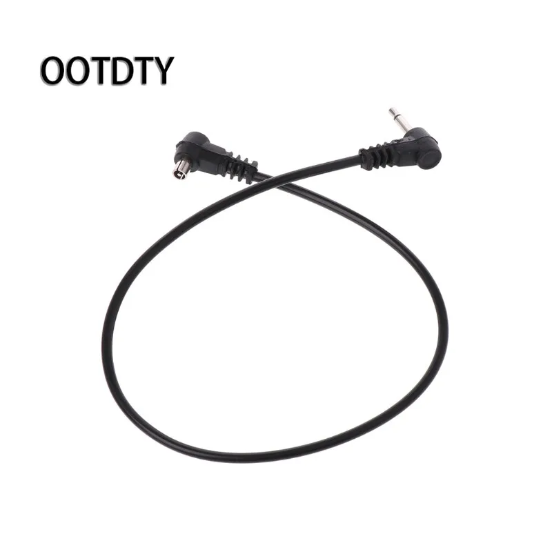 

OOTDTY 1 PC Sync Cables 30cm 12'' 2.5mm 1/8" Cord Plug Jack for Male Flash Trigger Camera