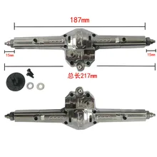 Металлический задний мост коробка передач в сборе для Радиоуправляемая модель axial SCX10 AX10 Rock Crawler 1/10 масштаб 6WD G2 Wrangler Jeep hex 12 мм