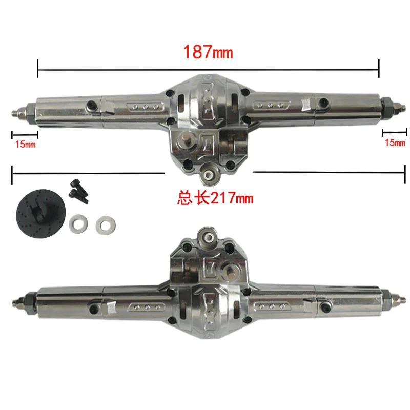 Metal Rear bridge axle gear box assembly for RC Axial SCX10 AX10 Rock
