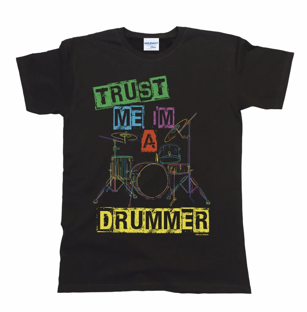 Новинка 2019 лидер продаж летняя повседневная футболка с надписью Trust Me I A Drummer для