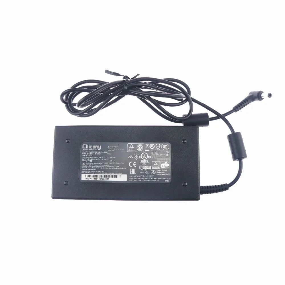 Original Chicony 120W 19.5V 6.15A  AC DC Adapter for MSI GE60 GE70 A12-120P1A A120A010L Adapter Charger 