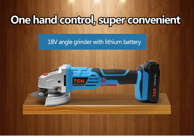 

TCH Angle Grinder with lithium battery for polishing and cutting