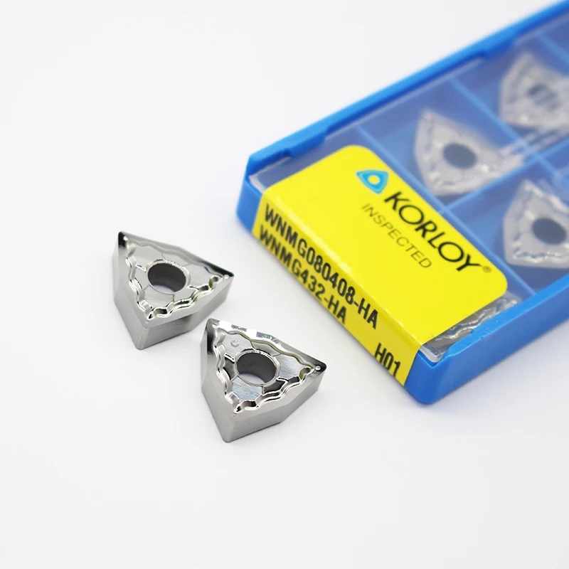 

10pcs WNMG080408 HA H01 Aluminum Turning Inserts WNMG 080404 Carbide Round Blade cnc Lathe Cutter Aluminum Copper Tool