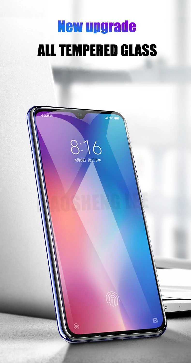 2 шт./лот закаленное стекло для Xiaomi mi 9 mi 9 стекло протектор экрана анти Blu-Ray стекло для Xiaomi mi 9 защитное стекло пленка