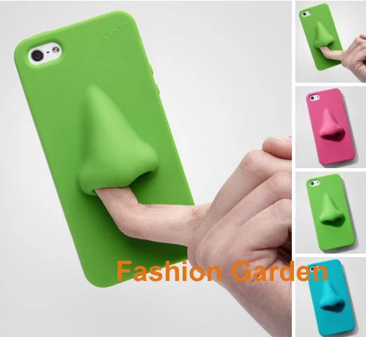 HANA Nose Silicone Phone Case for iPhone 4 for iPhone 4S