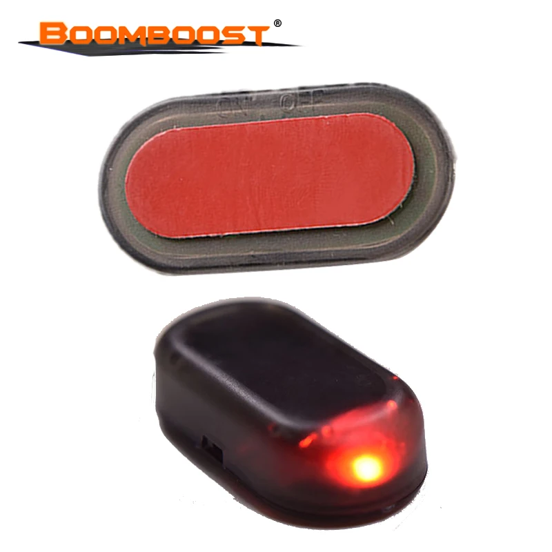 car LED Anti theft Solar Flashing Strobe Lamp Alarm Security Red Light