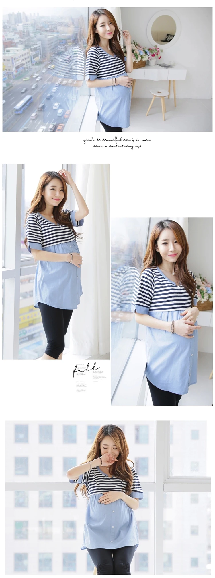 Maternity Nursing top Fashion Maternity Clothes Breast feeding Tops&T-shirt for Pregnant Women Casual pregnancy T-shirt Clothes (17)
