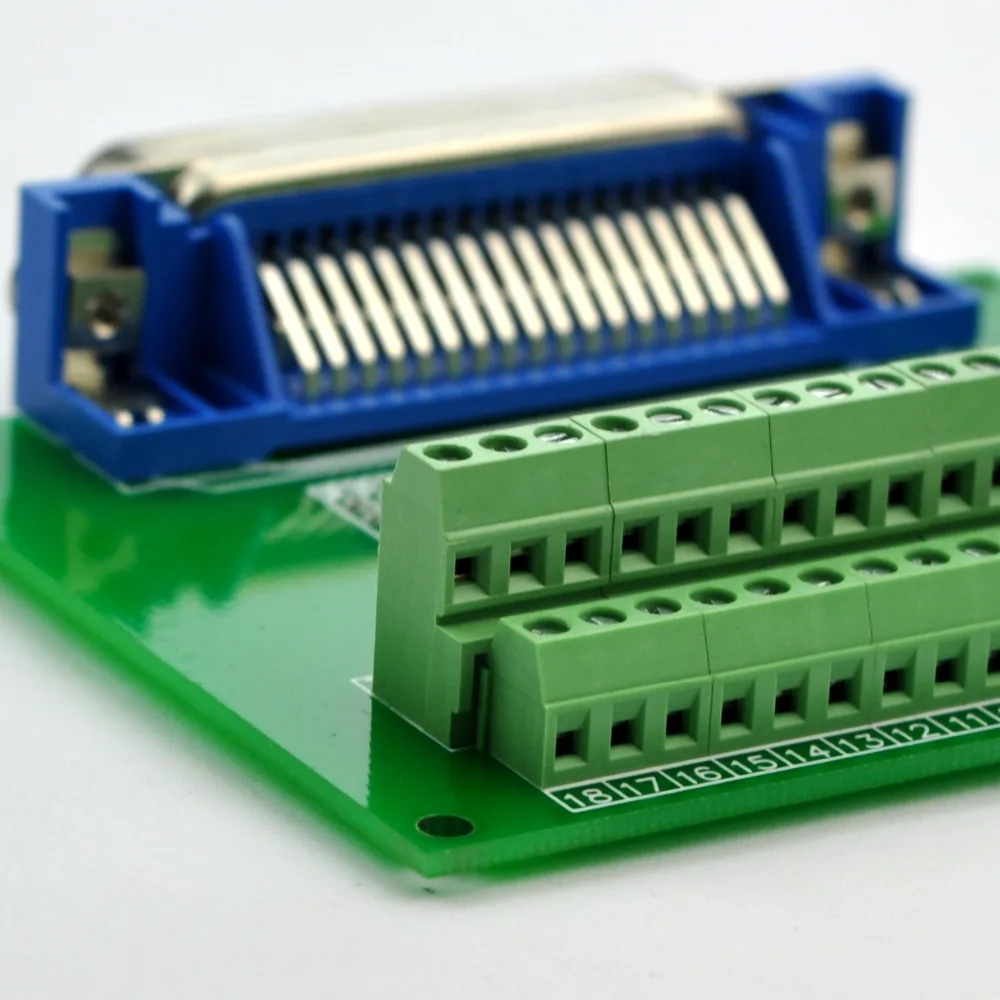 36 pin 0085 fita conector centronics macho breakout board 05