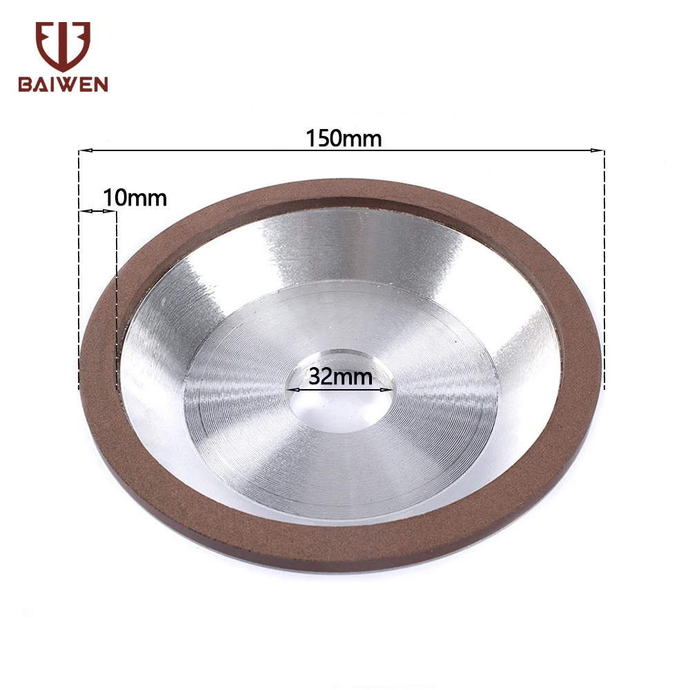 150 мм Алмазный шлифовальный круг для резки стаканчиков для твердосплавного металла 120-240 зернистости