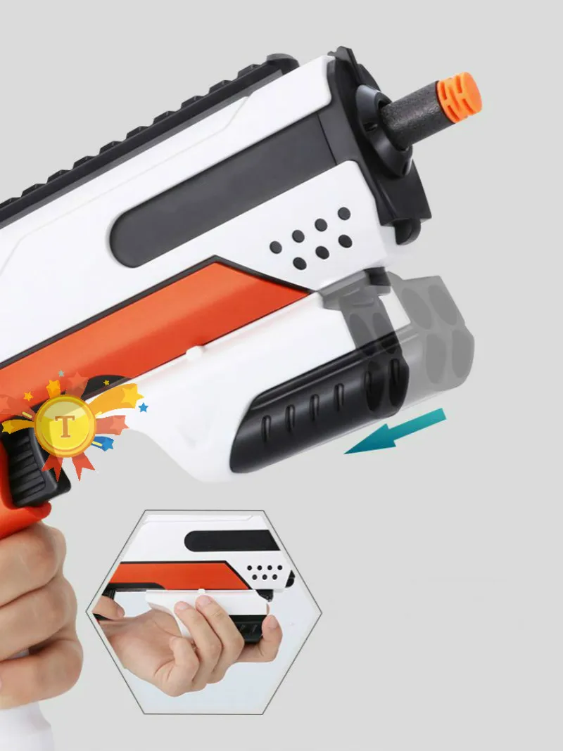 Новинка, игрушки для улицы, электрический пистолет для Nerf, мягкие пули, игрушечный пистолет, пули, костюм для Nerf Дротика, идеальный подарок для детей