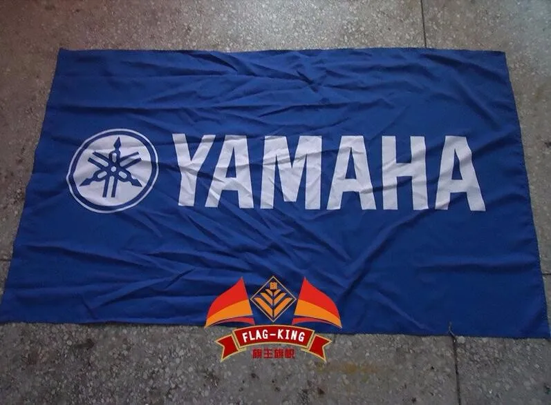 Флаг с логотипом yamaha, 90*150 см полиэстеровый баннер, король флагов