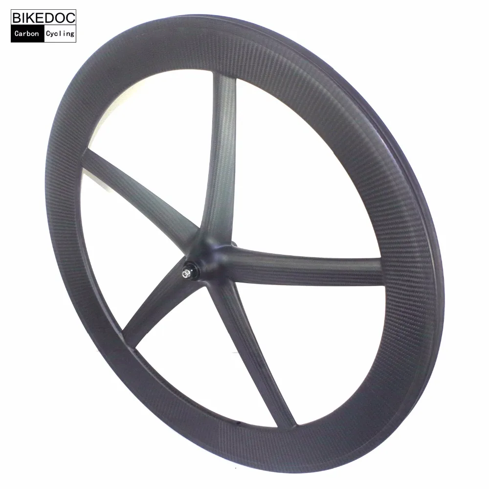 Perfect BIKEDOC 700c Carbon 5 Spoke Wheel Tubular And Clincher 65mm Carbon Wheels 25mm Width Fixed Gear Wheels 8 Perfect BIKEDOC 700c Carbon 5 Spoke Wheel Tubular And Clincher 65mm Carbon Wheels 25mm Width Fixed Gear Wheels 8