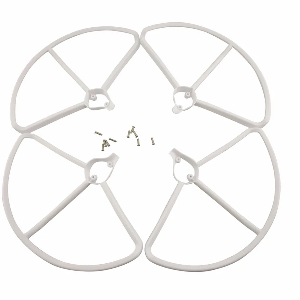 4 Pezzi Protezione Elica Per Hubsan H501S H501A/H501C/H501M/H501S Con H501S Pro Rc Quadcopter Pezzi Di Ricambio-Bianco