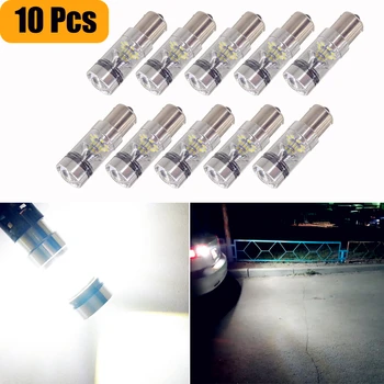 

10Pcs P21W 1156 7506 20 LED Super Bright 2835 SMD 12498 Car Brake Lights Turn Signal Fog Lamps Reverse Bulb BA15S S25 DC12-24V