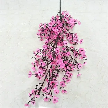 

5PCS Artificial Flowers 100CM 8 Fork Gypsophila Simulation Silk Fake Flower Wedding Home Decoration Wreath Photography Bouquet
