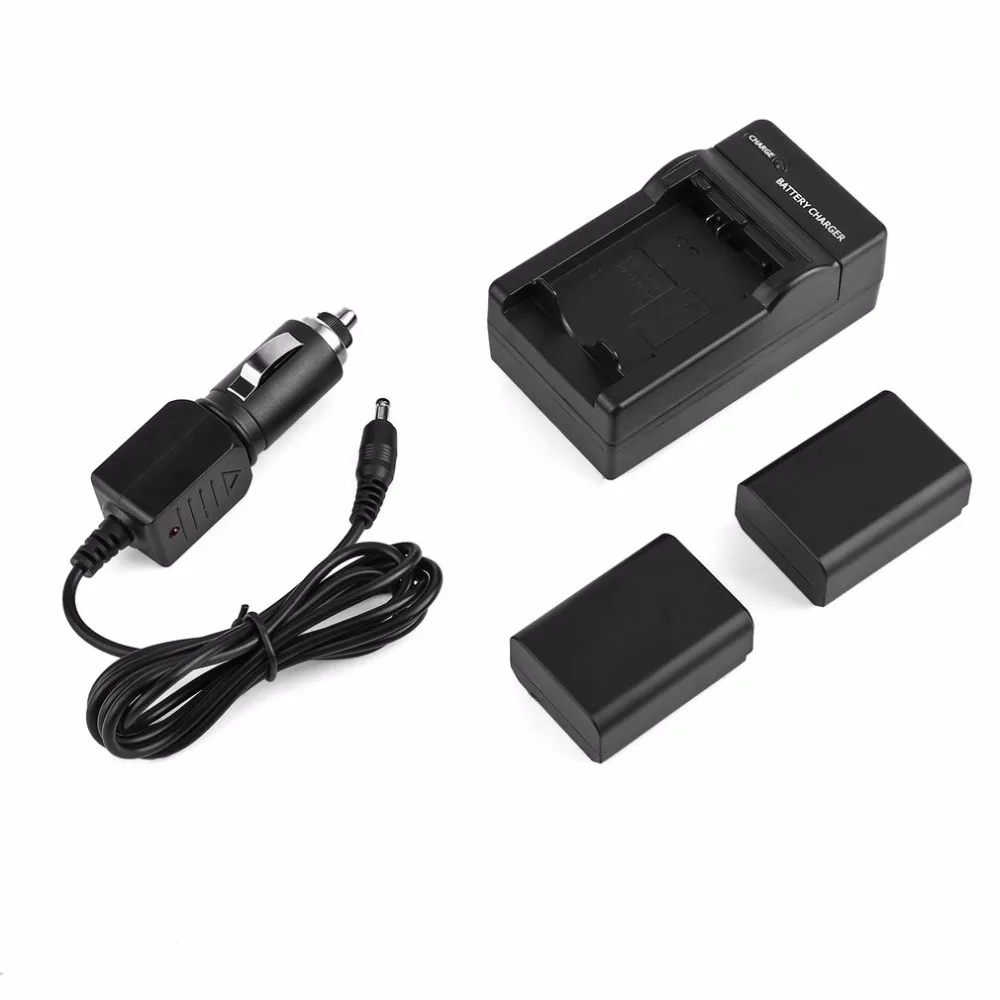 2pcs Rechargeable Camera Battery Packs + Fold out Travel Battery