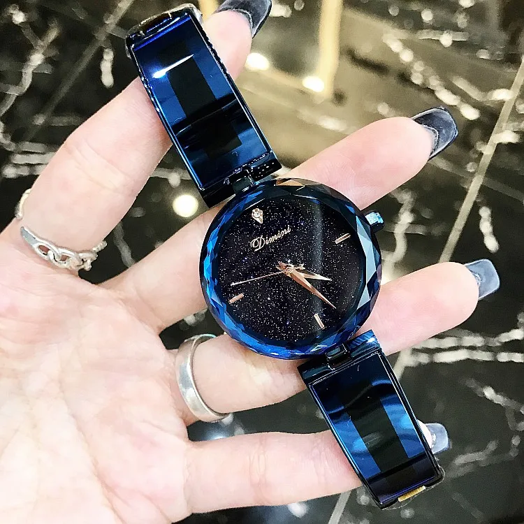 

Ladies Female Shinny Girl Women Watches Bling Quartz Watch Fashion Casual Crystal Diamond Luxury Woman Clock Wristwatches Gift