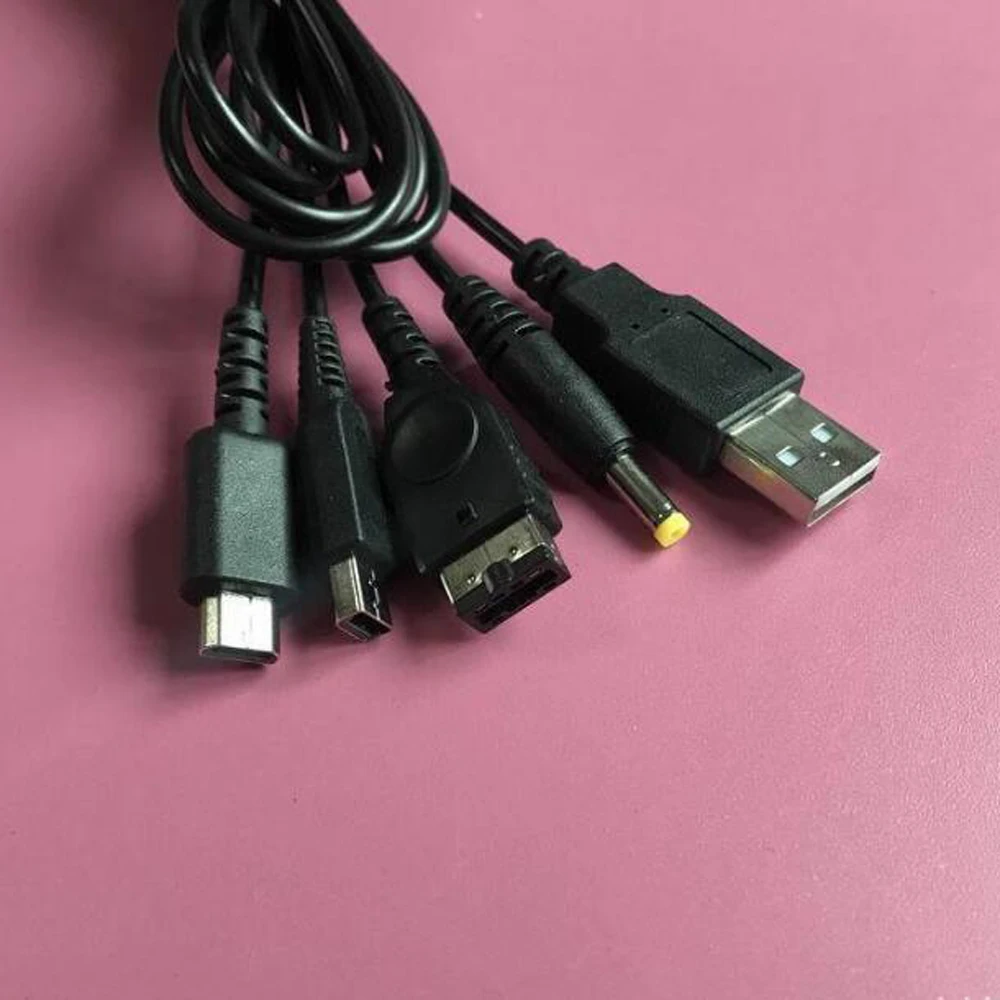 1.8M 5in1 USB Charger Charging Leads Cables Cords for USB/PSP2000