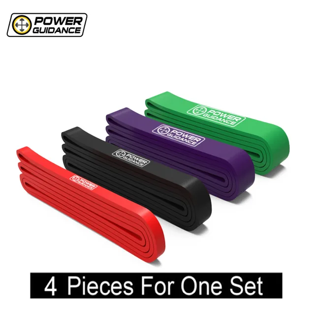 US $38.28 POWER GUIDANCE 4PCSetPull Up Assist BandsStretch Resistance Mobility Band for Bodybuilding Indo