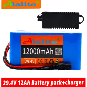 

ALalito 7S5P 29.4V 12Ah lithium-ion battery pack 12000mAh bicycle scooter scooter lightweight bicycle wheelchair battery