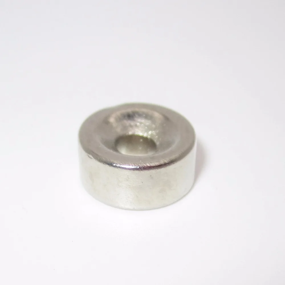 10 шт. N50 Супер Сильные Круглые неодимовые магниты 4 мм отверстие потайное кольцо редкоземельный магнит 12 мм x 5 мм