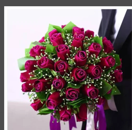 Букет невесты, романтический свадебный красочный букет невесты, красный розовый синий и фиолетовый свадебные букеты \ Фиолетовый