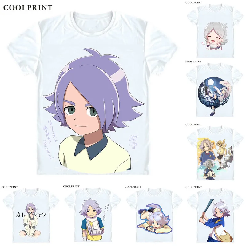 Футболка Coolprint Fubuki Shirou футболка Inazuma Eleven Twins мужская повседневная премиум-класса