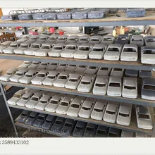 Коричневая Складная гофрированная коробка для транспортировки автомобиля Модель вакуум-формовка резиновых кистей Силиконовое изделие обработка резина, окрашенная SLA