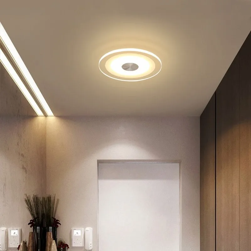  Glass droplight Led Aisle Corridor Lighting Ceiling Living Room Bedroom Decoration Ceiling Light Ce - 32999381276