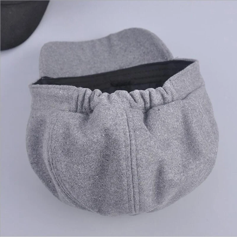 Берет женский осенне зимний однотонный 2017|flat cap|wool flat capberet hats men |
