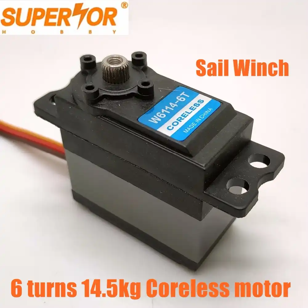 KINGMAX SW22HV 68g 22kg.cm digital metal gears sail winch servo 1 7T