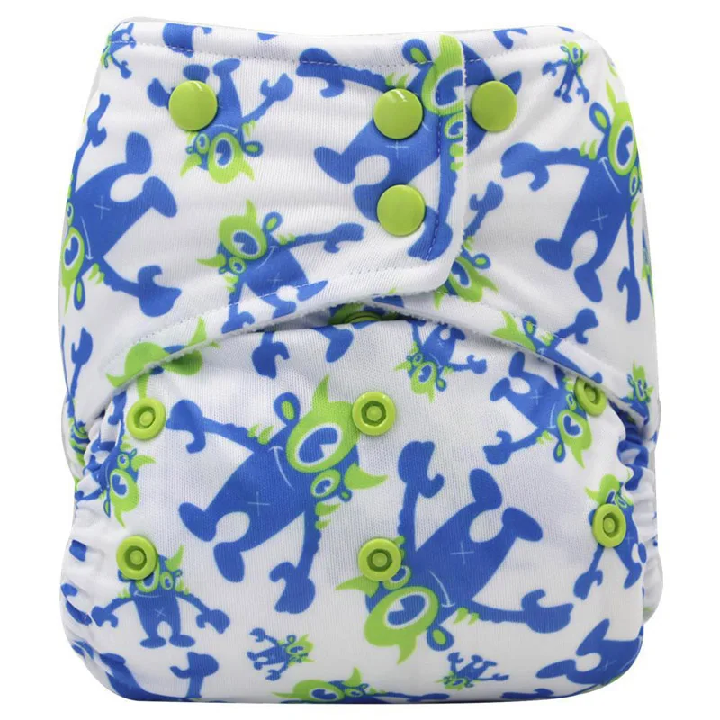 Wholesale 5pcs Baby Diapers Cover Double Gussets Anti Leakage