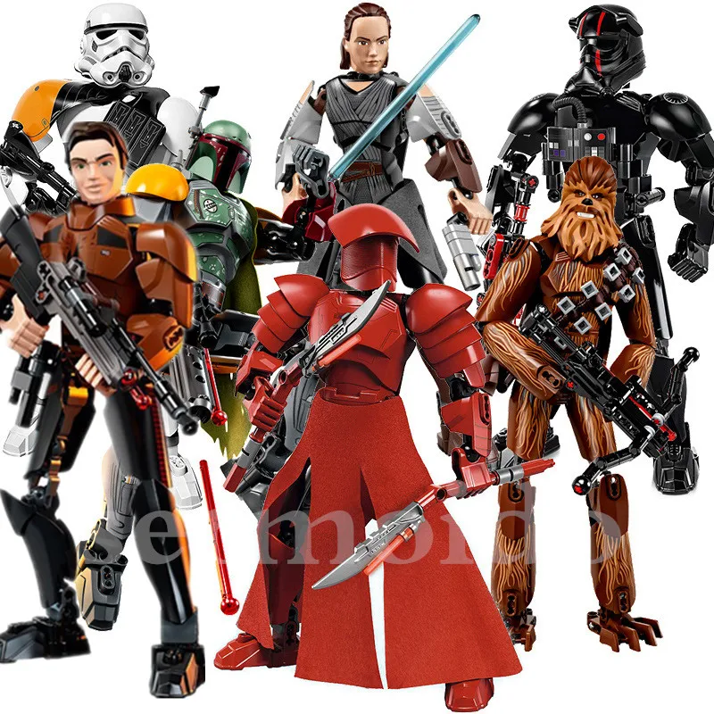 

A Star Wars Story Jango Phasma K-2so Darth Vader Figure Toy Building Blocks Toys For Children