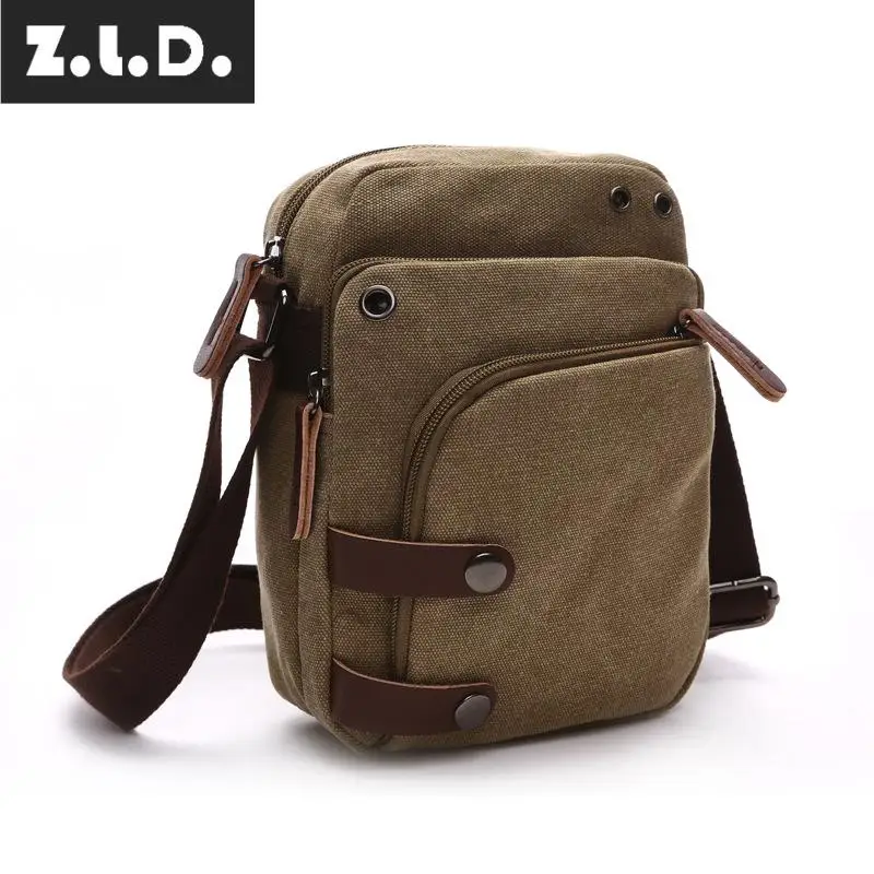 Z.L.D. Новая модная холщовая женская сумка через плечо многофункциональная