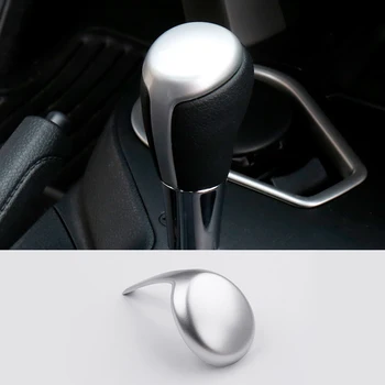 

ABS Matte for Toyota RAV4 2014 2015 2016 2017 2018 Car gear shift lever knob handle cover Cover trim Car styling Accessories