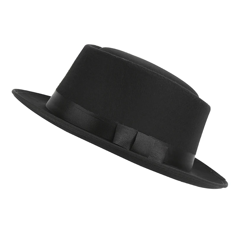 [YARBUU] меховая фетровая шапка унисекс для мужчин и женщин, высококачественные зимние шапки, одноцветная и черная шерстяная шапка, благородная шапка