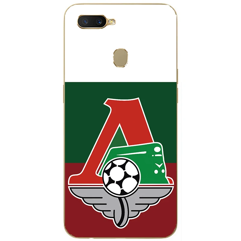 

FC Lokomotiv Moscow Football Club Logo Painting Case For Oppo Realme C1 C2 U1 1 2 3 Pro X Lite Mobile Phone Printed Cover