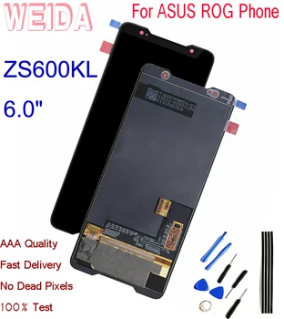 

6.0" AAA+ LCD For ASUS ROG Phone ZS600KL Z01QD LCD Display Touch Screen Digitizer Assembly 100% Tested Replacement Parts