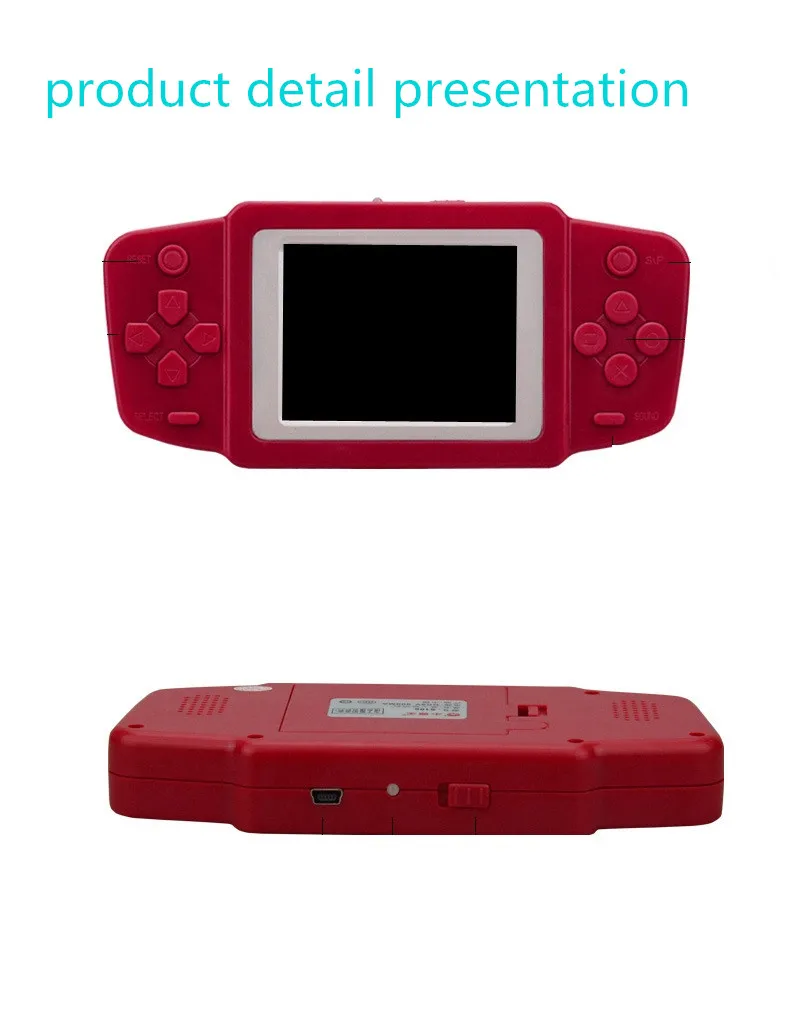 Портативная игровая консоль с цветным экраном портативная игровая консоль fc ручная классическая красная и белая машина