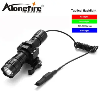 

AloneFire 501Bs Tactical Flashlight Hunting lights Torch Lanterna Camping Lamp+Tactical mount+Remote switch