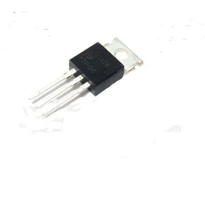 50 шт. FQP17P06 17P06 MOSFET P-CH 60V 17A TO-220 100% новый и оригинальный Лучшее качество Бесплатная