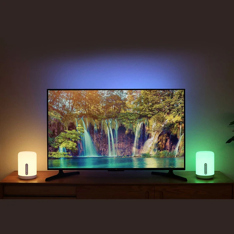 Прикроватная лампа Xiaomi Mijia 2 умный светодиодный ночник красочный 400 лм Bluetooth Wi Fi