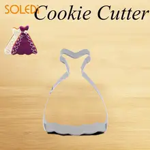 Новое Милое Свадебное платье принцессы печенье бисквит форма для выпечки