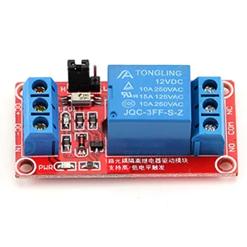 

Professional FR-4 Relays 12V 1 Channel Relay Module with Optocoupler High Level Trigger Electrical Equipment Parts for Arduino