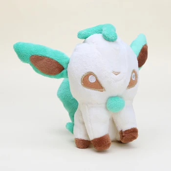 

40pcs/lot 12cm Pocket doll plush toys Leafeon Stuffed Animals & Plush doll Soft Baby Toy Gift