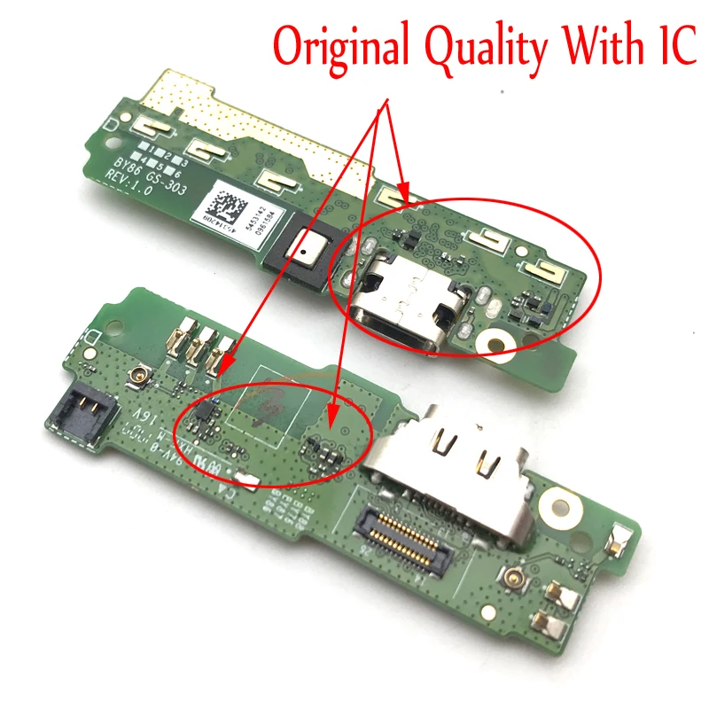 Порт зарядки Micro USB зарядное устройство Соединительная плата гибкий кабель для sony Xperia XA1 Ultra G3221 G3212 G3223 G3226 запчасти