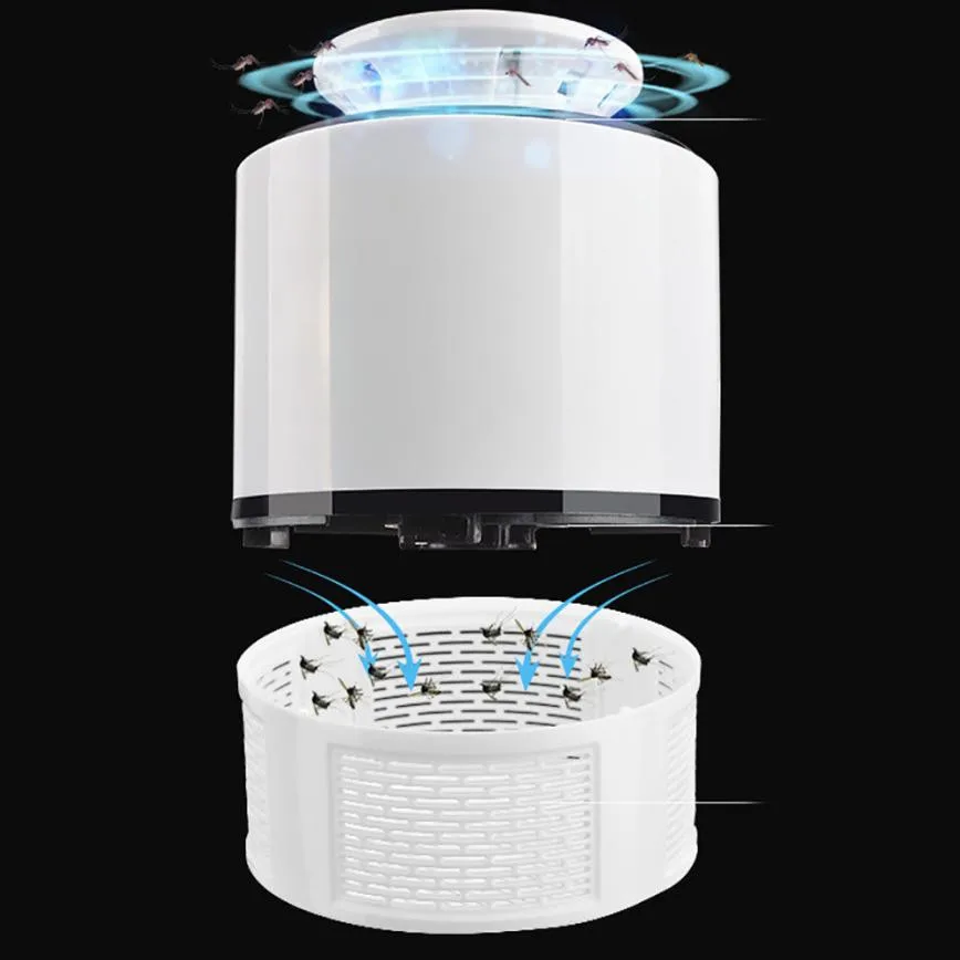 19 x 13 x 13cm Electric Fly Bug Zapper Mosquito Insect Killer LED Light Trap Lamp Pest Control Mosquito Repeller Net