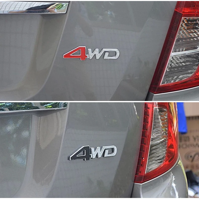 3D 4WD 4x4 металлическая наклейка автомобиля-Стайлинг для Lexus Toyota Corolla Rav4 Auris Prius Ssangyong Kyron Rexton, Korando Actyon аксессуары
