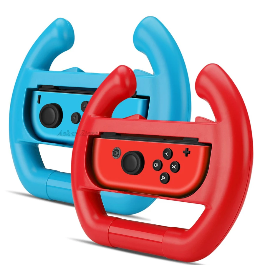 Дорожный переключатель для гоночной игры руль 2 игровые колеса держатель контроллера для nintendo Switch Joy-con аксессуар